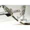 Kingston Brass KS1246PXBS Wall Mount Bridge Kitchen Faucet with Brass Sprayer, Polished Nickel KS1246PXBS - alternate 6